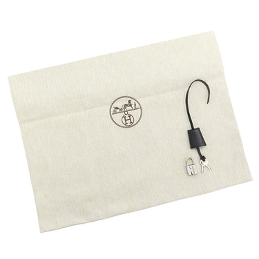 エルメス HERMES エールバッグジップ PM 31 ルトゥルネ ブラック キャンバス レザー トワルミリタリー ヴァッシュハンター ショルダーバッグ シルバー金具 黒