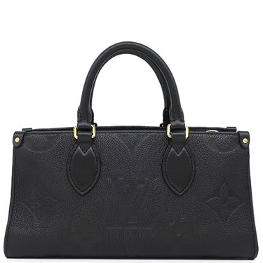 ルイヴィトン LOUIS VUITTON オンザゴーEW M23640 ノワール モノグラムアンプラント 2WAYバッグ ゴールド金具 ハンドバッグ ショルダーバッグ 黒