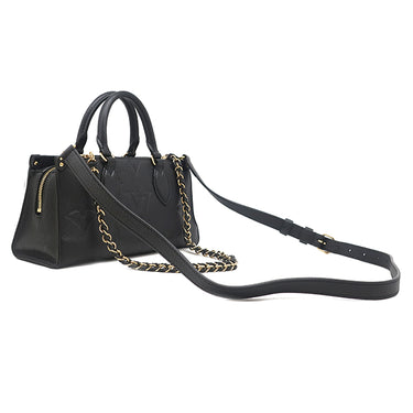 ルイヴィトン LOUIS VUITTON オンザゴーEW M23640 ノワール モノグラムアンプラント 2WAYバッグ ゴールド金具 ハンドバッグ ショルダーバッグ 黒