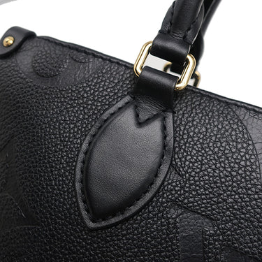 ルイヴィトン LOUIS VUITTON オンザゴーEW M23640 ノワール モノグラムアンプラント 2WAYバッグ ゴールド金具 ハンドバッグ ショルダーバッグ 黒