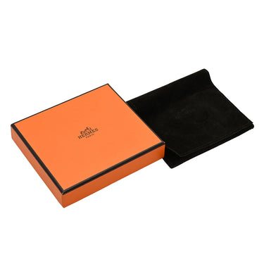 エルメス HERMES クリッククラックH PM カドリージュ オ フィル ブラック メタル エナメル ブレスレット ゴールド金具 黒 Hブレス Quadrige