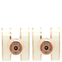 エルメス HERMES ポップアッシュ Hピアス ホワイト×ピンクゴールド GP ラッカー仕上げ ピアス ポップH H型 POP ラッカー