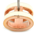 エルメス HERMES ポップアッシュ Hピアス ホワイト×ピンクゴールド GP ラッカー仕上げ ピアス ポップH H型 POP ラッカー