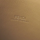 フェンディ FENDI ピーカブー フォンケース 7AS156 ブラウン ファブリック レザー ショルダーバッグ シルバー金具 茶 ズッカ柄