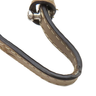 フェンディ FENDI ピーカブー フォンケース 7AS156 ブラウン ファブリック レザー ショルダーバッグ シルバー金具 茶 ズッカ柄