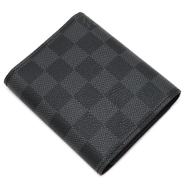 ルイヴィトン LOUIS VUITTON トリフォルド N63096 ダミエグラフィット ダミエグラフィットキャンバス 三つ折り財布 黒 グレー
