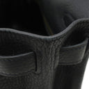 エルメス HERMES ケリー28 内縫い ブラック トリヨンクレマンス 2WAYバッグ ゴールド金具 黒 ショルダー