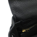 エルメス HERMES ケリー28 内縫い ブラック トリヨンクレマンス 2WAYバッグ ゴールド金具 黒 ショルダー