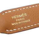 エルメス HERMES アタッシュ ソワ ゴールド ヴォーエプソン ショルダーストラップ ゴールド金具 茶 バッグアクセサリー