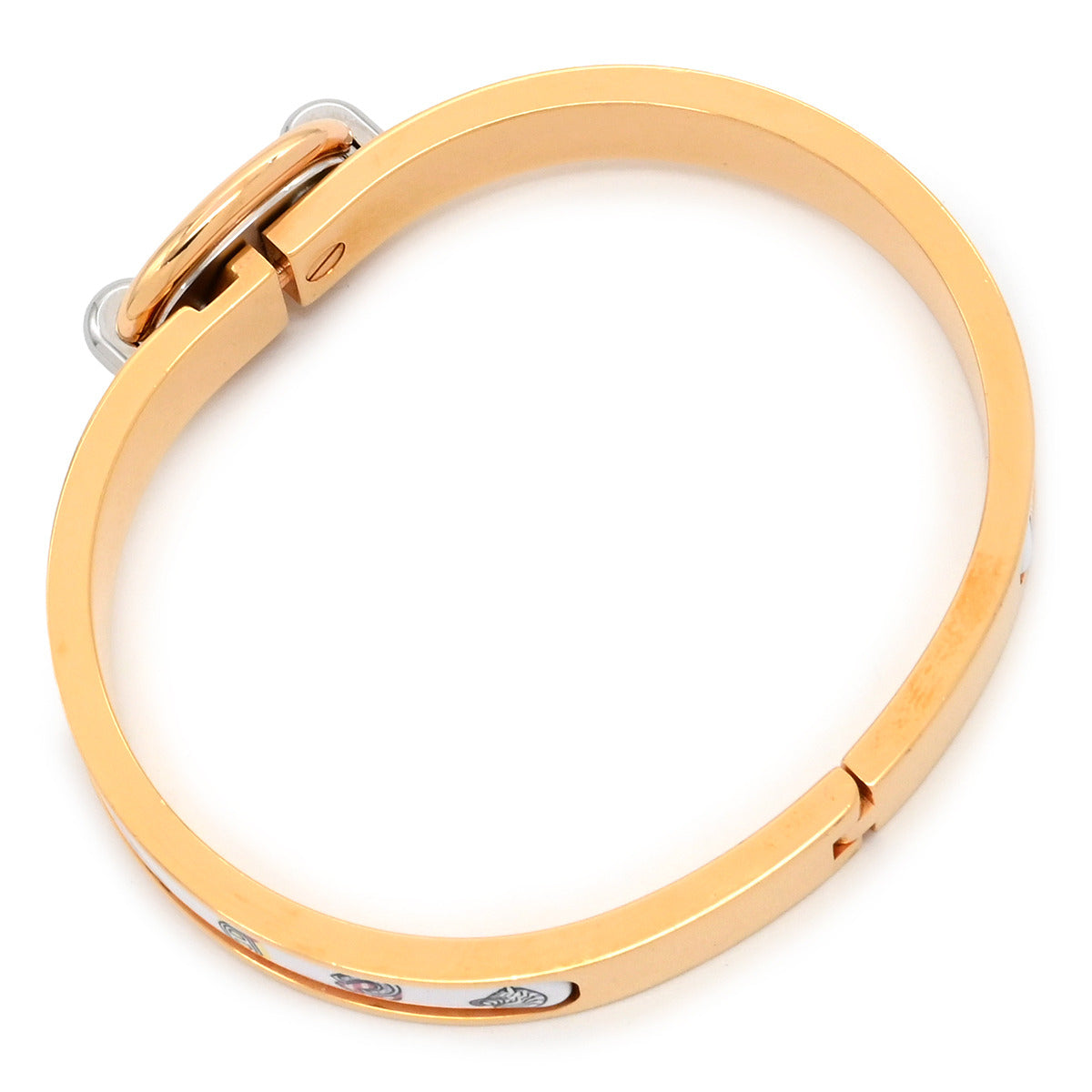 HERMESエルメスバングル ローズゴールド/ドラジェ HERMESエルメスバングル ローズゴールド/ドラジェ HERMES エルメス