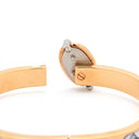 エルメス HERMES ミニクリック PM シェーヌダンクル ファニーアイスクリーム ジャスミン GP メタル エナメル バングル ローズゴールド金具