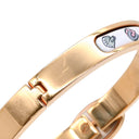 エルメス HERMES ミニクリック PM シェーヌダンクル ファニーアイスクリーム ジャスミン GP メタル エナメル バングル ローズゴールド金具