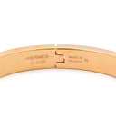 エルメス HERMES ミニクリック PM シェーヌダンクル ファニーアイスクリーム ジャスミン GP メタル エナメル バングル ローズゴールド金具
