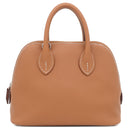 エルメス HERMES ボリード1923 ミニ ゴールド エバーカーフ 2WAYバッグ シルバー金具 新品 未使用 茶 ハンドバッグ ショルダー