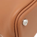 エルメス HERMES ボリード1923 ミニ ゴールド エバーカーフ 2WAYバッグ シルバー金具 新品 未使用 茶 ハンドバッグ ショルダー