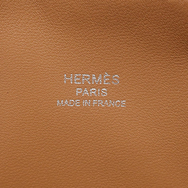 エルメス HERMES ボリード1923 ミニ ゴールド エバーカーフ 2WAYバッグ シルバー金具 新品 未使用 茶 ハンドバッグ ショルダー