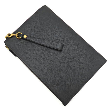グッチ GUCCI GGマーモント 475317 ブラック レザー クラッチバッグ ゴールド金具 黒 セカンドバッグ ポーチ