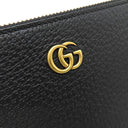 グッチ GUCCI GGマーモント 475317 ブラック レザー クラッチバッグ ゴールド金具 黒 セカンドバッグ ポーチ
