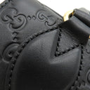 グッチ GUCCI グッチシマ ミニボストン 779769 ブラック レザー GGエンボスレザー 2WAYバッグ ゴールド金具 黒 ハンドバッグ ショルダー アウトレット品