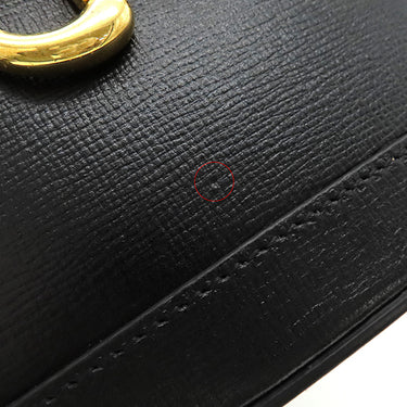 グッチ GUCCI ホースビット バケットバッグ 602118 ブラック×ベージュ レザー ショルダーバッグ ゴールド金具 黒 巾着