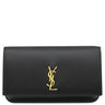 サンローラン SAINT LAURENT フォン フォルダー 635095 ブラック カーフ ショルダーバッグ ゴールド金具 黒 肩掛け