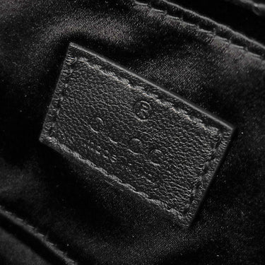 グッチ GUCCI ホースビット ショルダー 764339 ブラック レザー キルティングレザー ショルダーバッグ シルバー金具 黒 肩掛け