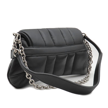 グッチ GUCCI ホースビット ショルダー 764339 ブラック レザー キルティングレザー ショルダーバッグ シルバー金具 黒 肩掛け