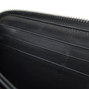 フェンディ FENDI FENDI ロゴ 7M0210 A4K3 F147M ブラック×ブラウン レザー 長財布 シルバー金具 ラウンドファスナー