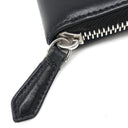 フェンディ FENDI FENDI ロゴ 7M0210 A4K3 F147M ブラック×ブラウン レザー 長財布 シルバー金具 ラウンドファスナー