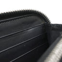 フェンディ FENDI FENDI ロゴ 7M0210 A4K3 F147M ブラック×ブラウン レザー 長財布 シルバー金具 ラウンドファスナー