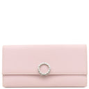 ブルガリ BVLGARI ブルガリ ブルガリ 30417 ピンク レザー 長財布 シルバー金具 二つ折り