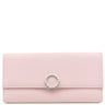 ブルガリ BVLGARI ブルガリ ブルガリ 30417 ピンク レザー 長財布 シルバー金具 二つ折り