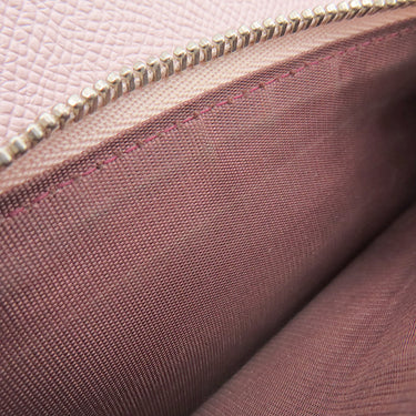 ブルガリ BVLGARI ブルガリ ブルガリ 30417 ピンク レザー 長財布 シルバー金具 二つ折り