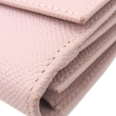 ブルガリ BVLGARI ブルガリ ブルガリ 30417 ピンク レザー 長財布 シルバー金具 二つ折り