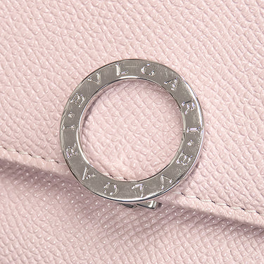 ブルガリ BVLGARI ブルガリ ブルガリ 30417 ピンク レザー 長財布 シルバー金具 二つ折り