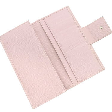 ブルガリ BVLGARI ブルガリ ブルガリ 30417 ピンク レザー 長財布 シルバー金具 二つ折り