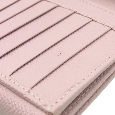 ブルガリ BVLGARI ブルガリ ブルガリ 30417 ピンク レザー 長財布 シルバー金具 二つ折り