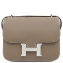 エルメス HERMES コンスタンス3 ミニ ミロワール エトゥープ ヴォーエプソン ショルダーバッグ シルバー金具 新品 未使用 グレージュ