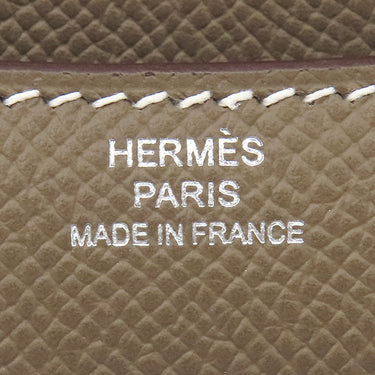 エルメス HERMES コンスタンス3 ミニ ミロワール エトゥープ ヴォーエプソン ショルダーバッグ シルバー金具 新品 未使用 グレージュ