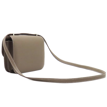 エルメス HERMES コンスタンス3 ミニ ミロワール エトゥープ ヴォーエプソン ショルダーバッグ シルバー金具 新品 未使用 グレージュ