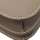 エルメス HERMES コンスタンス3 ミニ ミロワール エトゥープ ヴォーエプソン ショルダーバッグ シルバー金具 新品 未使用 グレージュ