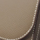 エルメス HERMES コンスタンス3 ミニ ミロワール エトゥープ ヴォーエプソン ショルダーバッグ シルバー金具 新品 未使用 グレージュ