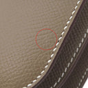 エルメス HERMES コンスタンス3 ミニ ミロワール エトゥープ ヴォーエプソン ショルダーバッグ シルバー金具 新品 未使用 グレージュ