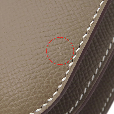 エルメス HERMES コンスタンス3 ミニ ミロワール エトゥープ ヴォーエプソン ショルダーバッグ シルバー金具 新品 未使用 グレージュ