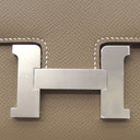 エルメス HERMES コンスタンス3 ミニ ミロワール エトゥープ ヴォーエプソン ショルダーバッグ シルバー金具 新品 未使用 グレージュ