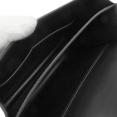 エルメス HERMES コンスタンスミニ 3 ミロワール ブラック ボックスカーフ ショルダーバッグ シルバー金具 黒