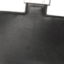 エルメス HERMES コンスタンスミニ 3 ミロワール ブラック ボックスカーフ ショルダーバッグ シルバー金具 黒