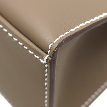 エルメス HERMES ポシェットケリー ミニ エトゥープ ヴォースイフト ハンドバッグ ゴールド金具 新品 未使用 グレージュ ミニバッグ