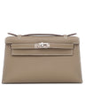 エルメス HERMES ポシェットケリー ミニ エトゥープ ヴォースイフト ハンドバッグ シルバー金具 新品 未使用 グレージュ ミニバッグ