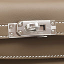 エルメス HERMES ポシェットケリー ミニ エトゥープ ヴォースイフト ハンドバッグ シルバー金具 新品 未使用 グレージュ ミニバッグ